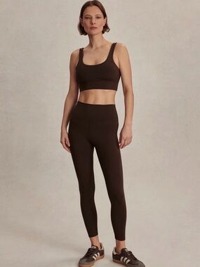 Varley FreeSoft High-Rise Legging 25" - Coffee Bean